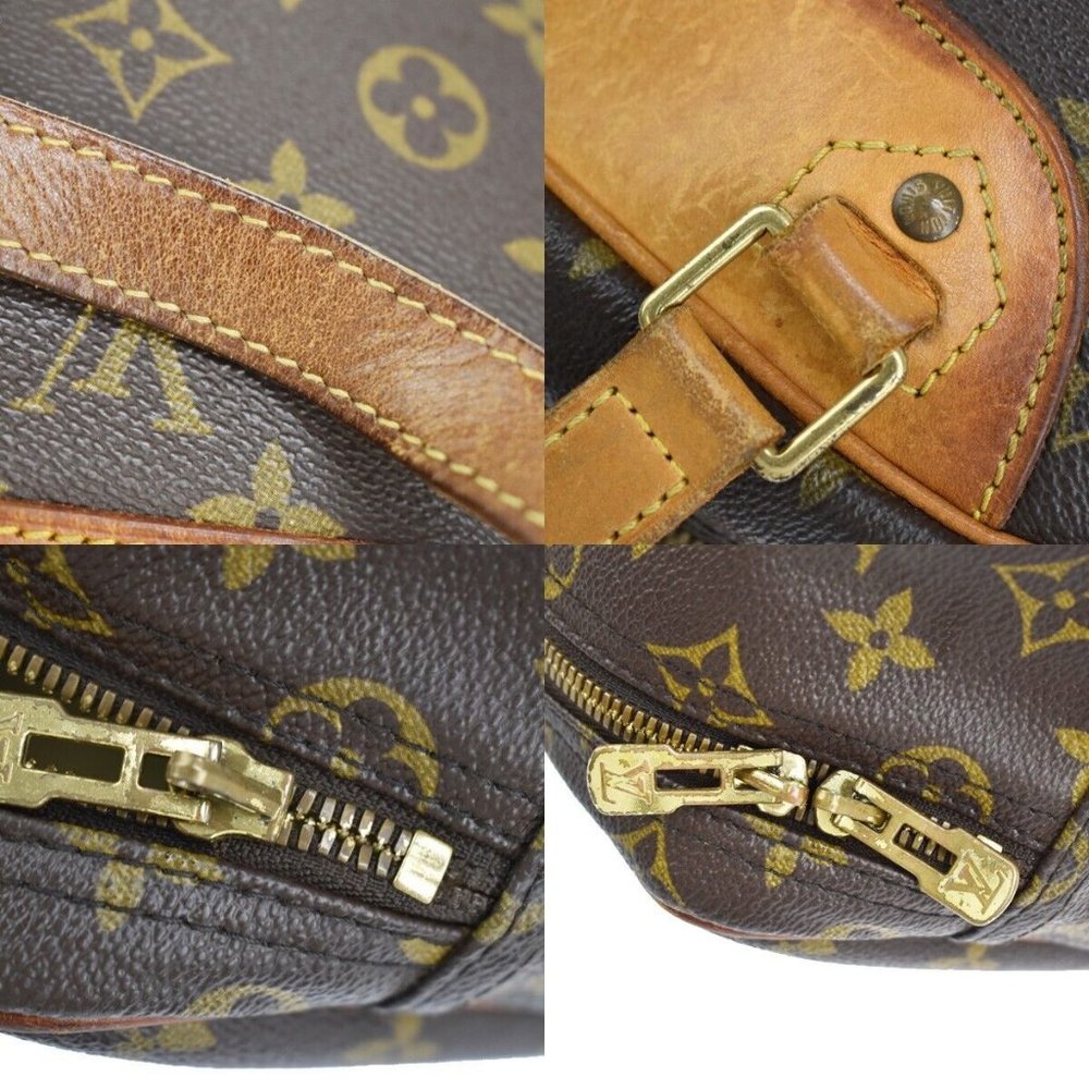 Auth LOUIS VUITTON Excursion Shoes Hand Bag Monogram Leather Brown - Picture 9 of 16